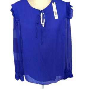 NWT TThari Purple Blouse M